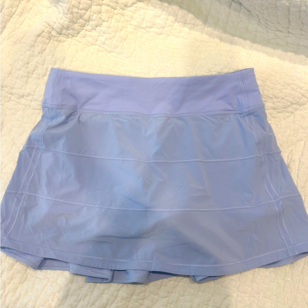 Lululemon pace rival mid-rise skirt in pastel blue